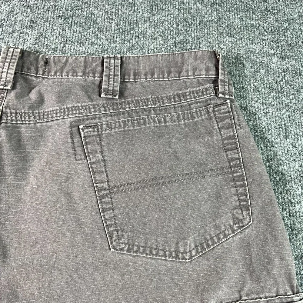 Wrangler Riggs Workwear Technician Pants Men 40x32 Gray Ripstop Straight Utility